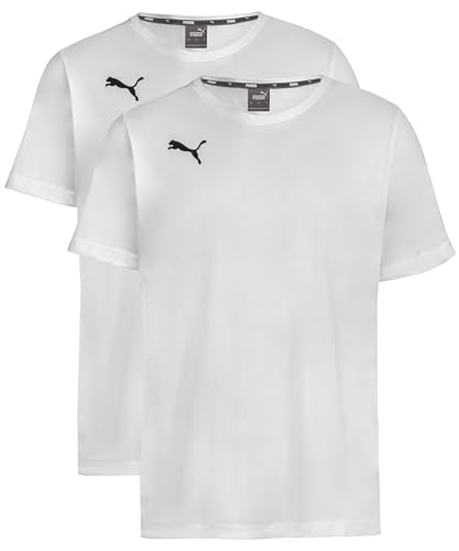 PUMA T-Shirt 2er Pack Doppelpack - White - Gr. L