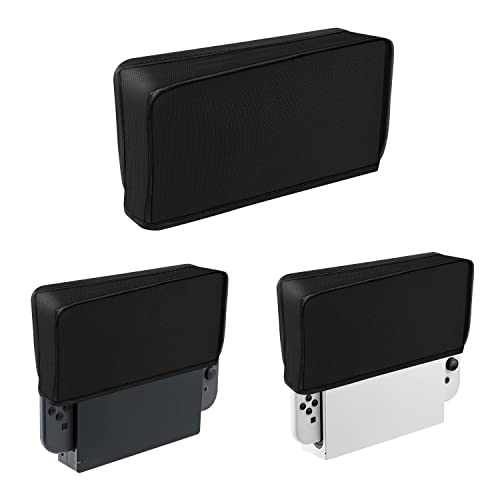 Mcbazel NS Switch Staubschutzhülle Spritzwasserdichtes Cover für die NS Switch/Switch OLED– Schwarz