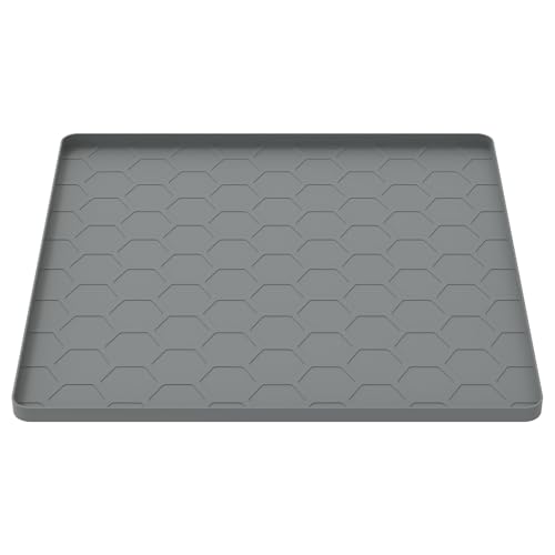 KTCINA Mini Kühlschrankmatte 60 * 60cm Matten für Kühlschränke rutschfest Silikonmatte Kühlschrank Multifunktional Unterkühlschrank Matten Bodenschutzmatte für Trockner Waschmaschine Tische