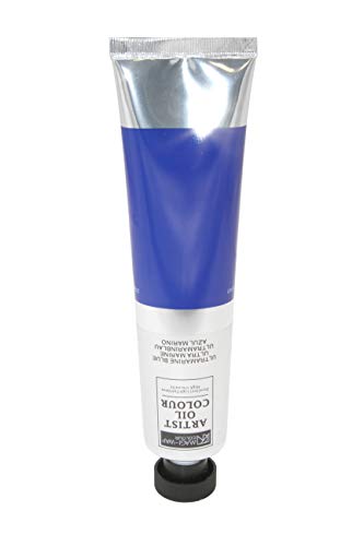 Artist Ölfarbe, 200 ml Großtube in 30 Farben, feine Künstlerqualität (17-ultramarinblau)