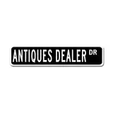 LMMIXEE Antiquitätenhändler, Aluminium-Metallschild, Antiquitätenhändler, Geschenk, Straßenschilder, individuelles Antiquitätenhändler, Dekoration, Bauernhaus, dekoratives Schild für Männerhöhle, Hof,