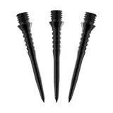 CyeeLife Steel Dart Points (3er-Pack Spitzen) 30mm,Change Dart Point, Professionelles Dart Zubehör - Schwarz