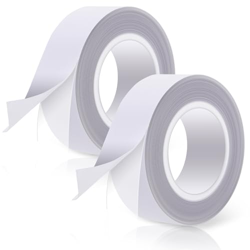 DSLSQD 2 Rollen Fashion Tape Doppelseitig Transparent,Doppelseitiges Klebeband Kleidung,Body Tape,Klebestreifen Kleidung und Haut,Stoffband,Schönheitsband,Kleidband,für Bh Träger Kleid Hemden-5m