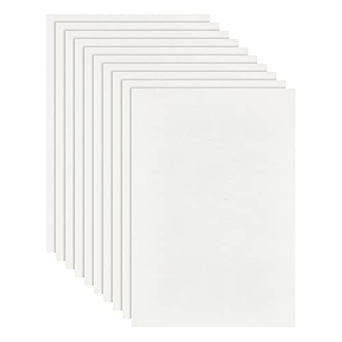 BENEREAT 10Stück 29.7x21cm Keramikfaser-Rechteckpapier Weißes Mikrowellenofenpapier Zum Selbermachen von Glasschmuck
