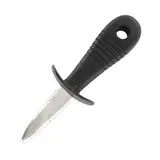 Fackelmann 43780 Austernmesser, Austernmesser, Kunststoff, Edelstahl, Schwarz, Rot, 15,5 x 5,3 x 3,9 cm