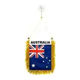 AZ FLAG - Wimpel Australien - 15x10 cm - Australische Mini Flagge 10 x 15 Cm - Auto Pennant Spezielle Auto