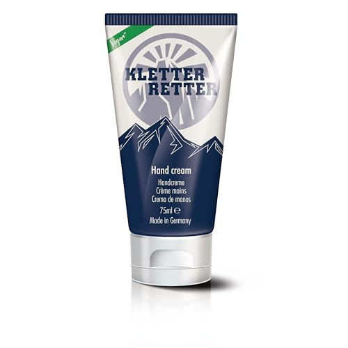 KletterRetter Handcreme für Kletterer und Boulderer 75ml - mit Panthenol, Calendulaöl und Ectoin - Zieht schnell ein und klebt nicht