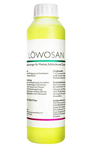 Löwosan Spezialreiniger Reiniger CPAP Masken Maskenreiniger Schlafmaske Schlauch 250ml