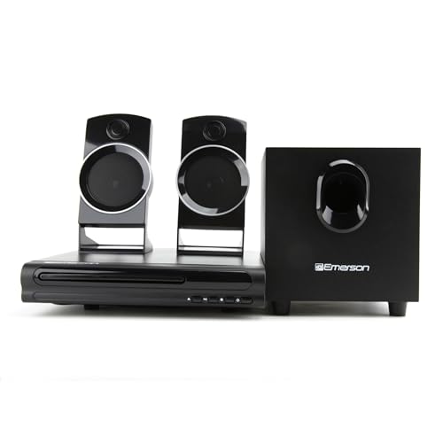 Emerson ED-8050 2.1 Kanal Heimkino DVD Player und Lautsprecher Surround Sound System