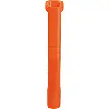 wellsamed Absaugkanülen, Universal Dentalsauger, Dentalkanülen, Mehrwegkanülen, Kunststoff, 10 Stück, 125 mm Länge, orange