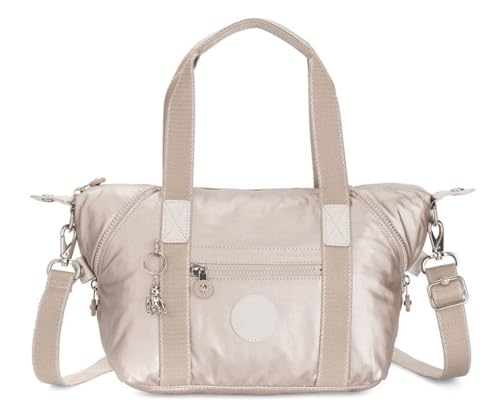 Kipling ART MINI Kleine Handtasche, Schultertaschen, Metallic Glow (Silber)