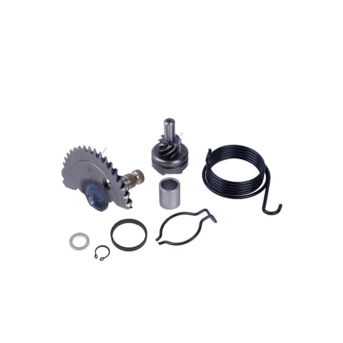 HAHvvBOF 55 mm Kickstarterwelle mit Leerlaufzahnradsatz, passend for GY6 49 cc 50 cc 139QMA 139QMB, Roller, Mopeds, ATV (20 Zähne + 8 Zähne)