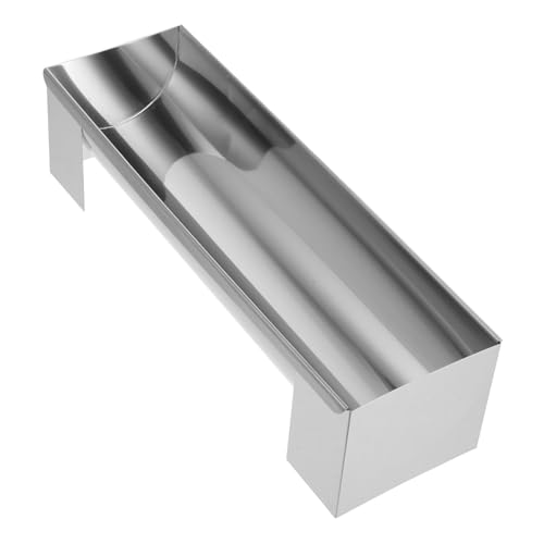 ABOOFAN Rollen Kuchenrollenform Stangenbrot Hoagie U-förmige Brotbackform Kuchen Brotform Ofen Kekskuchen-brotform Focaccia U-förmige Kuchenform Keksform Rostfreier Stahl Silver