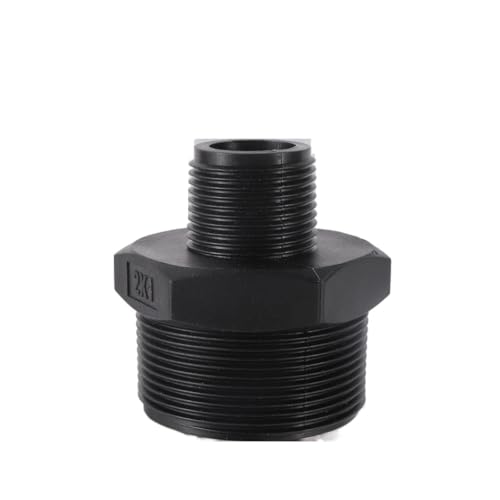 MULONGOR 1pc 1 Zoll Bis 2 Zoll Außengewinde Reduzierung Stecker Mit 16mm Nippel Joint Garten Bauernhof Bewässerung Garten Wasser Stecker(A)