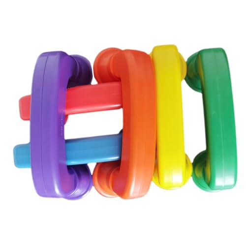 EXCEART 6stücke Teiliges Flüstertelefon-spielzeug Aus Kunststoff Buntes Lernspielzeug Für Kleinkinder Zur Hörschulung Und Kreativen Rollenspielen Sicher Und Robust Für Kleine Hände