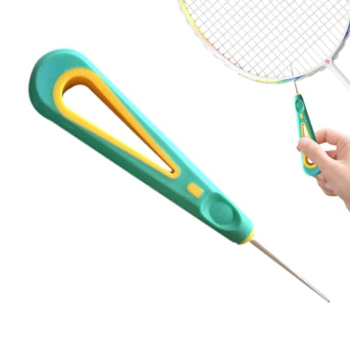 Tennis-Besaitungsmaschine - Ahle-Werkzeug, Tennisschläger-Besaitungsgerät | Badmintonschläger-Nähwerkzeug Stringer, Badminton-Tennisschläger-Saitenschneider, ÖSenentferner für Bespannen