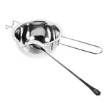 Warmhm 1 Satz Schokolade Schmelztiegel Herstellung Kessel schmelzen Fondue Milchtöpfe Schmelzschale backen Schmelztiegel für Kerzenwachs Edelstahltopf rostfreier Topf Rostfreier Stahl