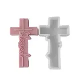 3D-Skulptur-Kreuze, Silikonformen, Relief-Kreuze, Handwerk, Gips, Harz, Zement, Gussteile, Halloween-Dekoration