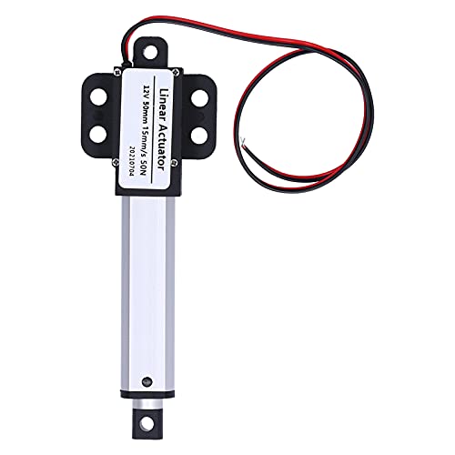 Elektrischer Linearantrieb, Linearaktuator Linearmotor 50 Mm Hub Linearbewegungsantrieb 12V DC für Schränke und Fensteröffner (Hub 50mm-15mm/s-50N)