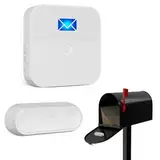 Briefkasten Alarm Mailbox Alert Benachrichtigungssystem für Briefkästen, 600 Fuß Reichweite, drahtloser, wetterfester Briefkastensensor mit LED-Anzeige und akustischen Erinnerunge für zugestellte Post