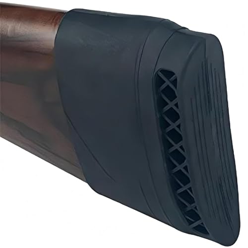 Gexgune Jagdgewehr Rückstoßkissen Tactical Rubber Slip-On Hinterschaft Shooting Extension Gun Butt Protector Gummipistole Butt Zubehör