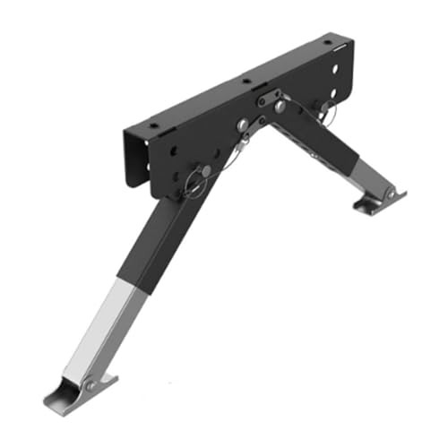 Marhynchus Wohnmobil-Stufenstabilisator, Verstellbare Fußstufenstütze aus Edelstahl, Klappbarer Stufenstabilisator für Wohnmobile mit 5. Rad, Reiseanhänger und Rutschfestem Gummi, Werkzeuge