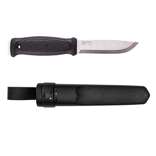 Morakniv Garberg Sandvik Überlebensmesser aus Edelstahl, mit fester Klinge, 10,9 cm, Schwarz