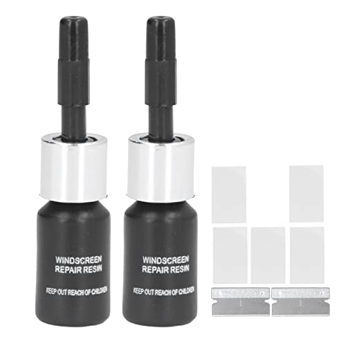 Ausla Auto Windschutzscheiben Reparaturset Werkzeug, Windshield Repair Kit 2PCS schnell und effektiv, Autoscheibenreparatur, hochwertiges Harzmaterial