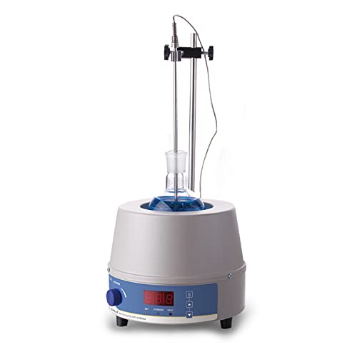 JOANLAB Labor Heizmantel 500ml Elektrischer Laborheizungsmantel mit Magnetrührer, digitale Temperaturregelung