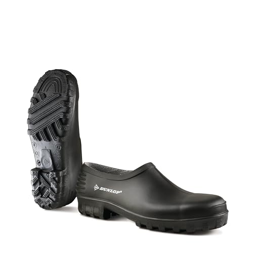 DUNLOP Protective Footwear Unisex-Erwachsene Monocolour Wellie Shoe Clogs Schwarz (Black) 46 EU, 814P.46