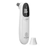 Hundeohr Thermometer | Ohrtemperaturthermometer | Hochvorbereitete Veterinär PET Thermometers Monitor | USB wiederaufladbare digitale Ohren Thermometer Erkennungsinstrument für Tiere