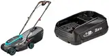 Gardena Akku-Rasenmäher PowerMax 32/18V P4A Solo + System Akku P4A PBA 18V/45 2,5 Ah