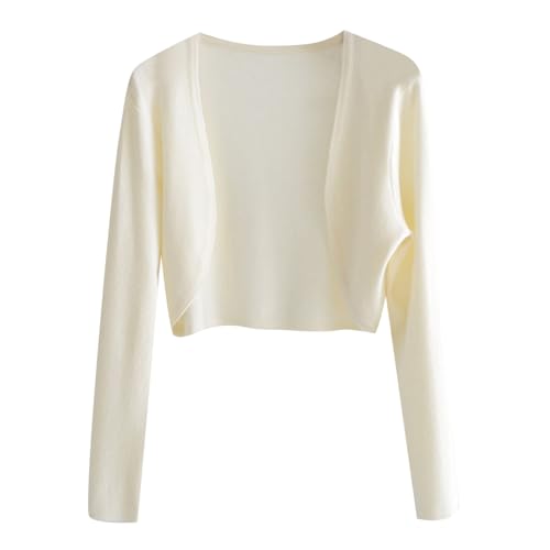 Langes Weißes Kleid Damen Strickjacke Damen Eisseide Mantel Schal Klimatisiertes Hemd Mit Unterrock Sonnenschutz Top Badeanzug Kleid Mädchen (Beige, One Size)