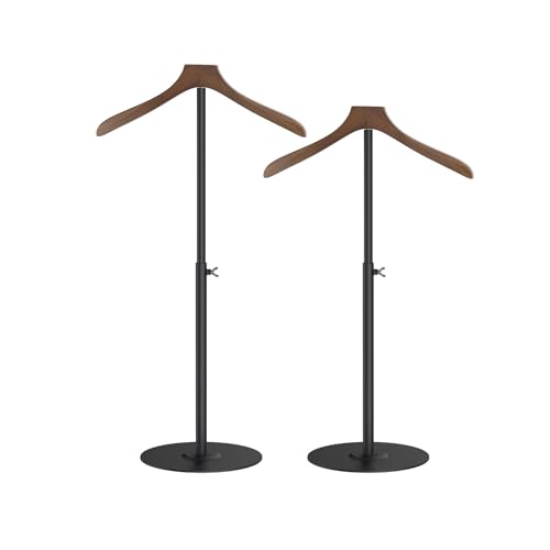 Yawinhe Einstellbare T Shirt Display für Verkäufer, Schulter Ständer, Metall Kleidung Display, Kleiderbügel, Herrendiener Stummer Damen Diener Kleiderbutler Kleiderständer, 2 Stück