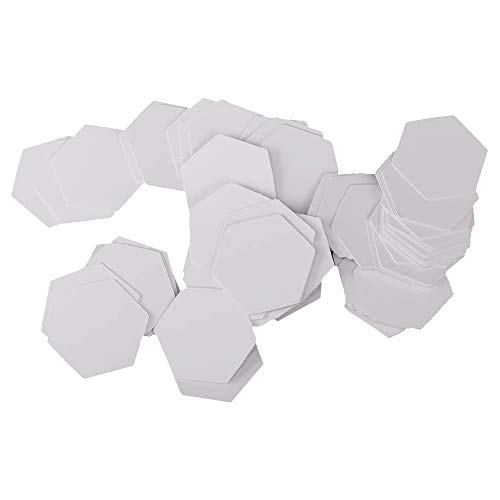 POFET 500 Stück Hexagon English PAPER PIECING Quilting Templates Craft - 12mm