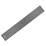 Ludwig Precision 12" Center-Finding Aluminum Straight Edge, 81212