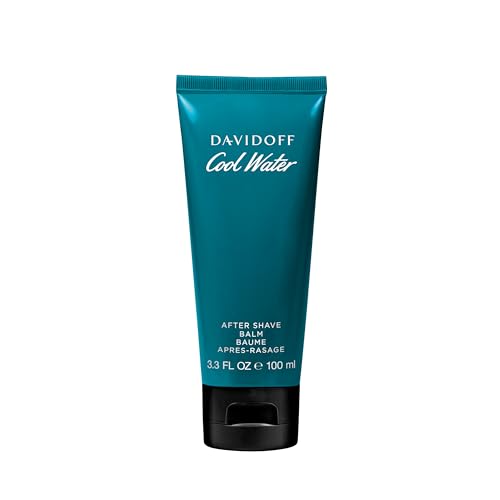 DAVIDOFF Cool Water Man After Shave Balm, aromatisch-frischer Herrenduft, pflegt und kühlt nach der Rasur, 100ml, acquatic