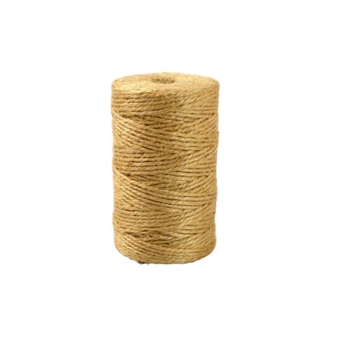 100 m natürliche Jute -Schnur 2mm 3 Ply Jute Twine Arts Handwerksgeschenk für Kunstwerke und Handwerks Geschenkverpackung