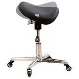 Ergonomischer Sattelstuhl mit Neigungssitzen – Rollhocker für Zahnästhetiker, hydraulischer Bürosalonsitz, höhenverstellbar – Home Tattoo Qualität Stuhl für Komfort und Unterstützung