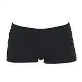 Toocool Mädchen-Tanz-Culottes-Shorts, Mädchen-Shorts für Kunstturnen und Tanz, Fitness- und Sportunterwäsche-Shorts LO-YQ7079 [8-10, Schwarz]