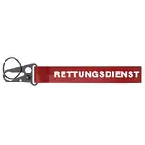 Patch Force - Schlüsselanhänger Rettungsdienst (rot) - Schlüsselband mit Karabiner/Haken - Als Zubehör, Ausrüstung oder Geschenk für Rettungssanitäter, Kinder oder Sammler - Keychain