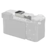 SMALLRIG Daumengriff für Sony Alpha 7C II/Alpha 7CR / Alpha 7C, ergonomisches Design, integrierter Blitzschuh, für Licht, Mikrofon, Gewicht nur 8 g (Silber) – 4818