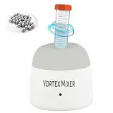 ABEST 5200rpm mini Vortex Mixer Farbschüttler,Labor Vortex Schüttler mit Touch Funktion für Nagellack,Wimpernschüttler,Tattoo Tinte,Kleber und Teströhrchen (grau)