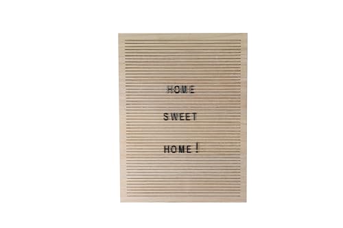 Wackadoo Buchstaben Tafel Holz 30 x 40 cm Letter Board Stecktafel Memotafel Wanddekoration aus FSC® Holz