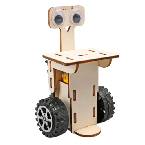 Holzroboter-Bausatz, Roboter-Puzzle aus – Lieferung von Lebensmitteln Roboter Science Projekte Holzbearbeitung STEM Puzzle Toys | Lernprojekte über Holzbearbeitung, Spielzeug