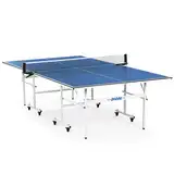 Dione Tischtennisplatte S200i Indoor - 274x152cm - Blau TT-Platte - Tischtennistisch - Vormontiert - 60KG