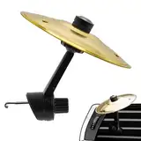 Generisch Auto-Crash-Becken, Car Cymbals Air Vent, Auto-Crash-Becken-Entlüftung, Trommel-Entlüftung, Eisen-Autodekor zum Clip, kompaktes Musikinstrumenten-Fahrzeugzubehör, für alle Fahrzeugtypen