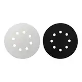 2 Stück Polierpads 125 mm Soft Schwamm,Interface Pad Klett Exzenterschleifer für Bosch Professional Adapter Accessories Schleifteller Polierteller Schleifpapier,Geeignet für Klett-Systeme (8 Löcher)