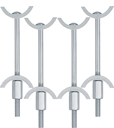 4 Stück HMH-Shop Arbeitsplattenverbinder 100x35 mm Tischplattenverbinder verzinkt Platten Verbinder für Arbeitsplatte Küchenplatte Möbelverbinder Plattenverbinder