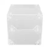Unaufnehmbare Piggy Bank Clear Clear Acryl Transparentes Geldsparbox für Erwachsene, DIY Coin Bank für Geburtstagsabschlussfeier, 4.72x4.72in